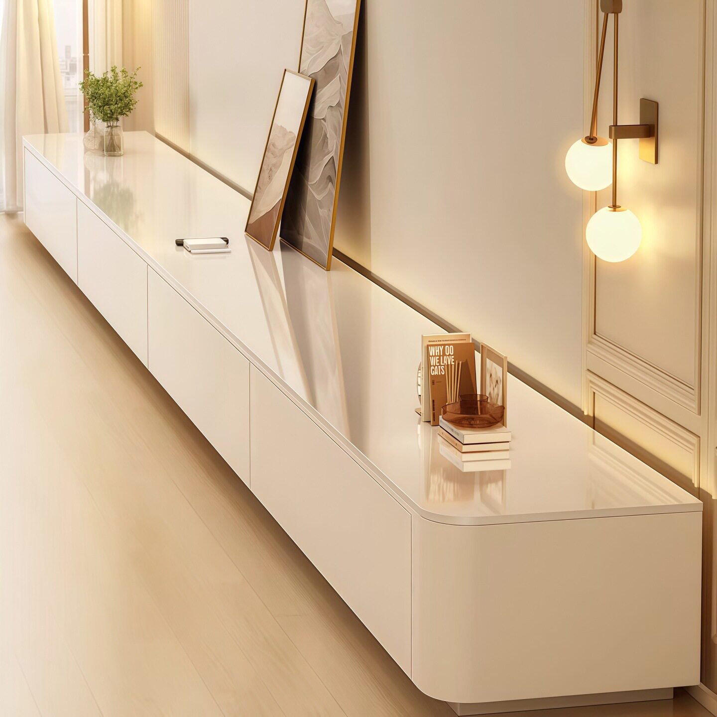 电视柜组合客厅家用现代简约轻奢高级感2026新款落地茶几电视机柜