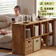 实木书架家用书柜置物架落地靠墙组合格子柜客厅储物收纳简易书柜