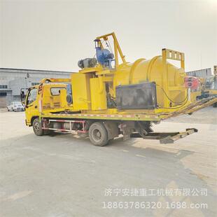 车载式路面修补拌和机移动炒料沥青拌和机1.5方面层滚筒搅拌机