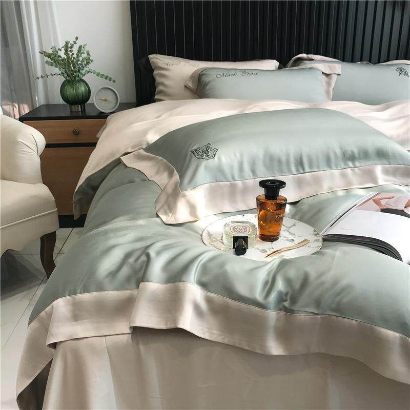 20春夏意式轻奢60S奥地利兰精LF天丝刺绣四件套素色撞色影系列,金属材料及制品,金属加工件/五金加工件,淘宝优惠券,粉丝福利购,淘宝优惠卷