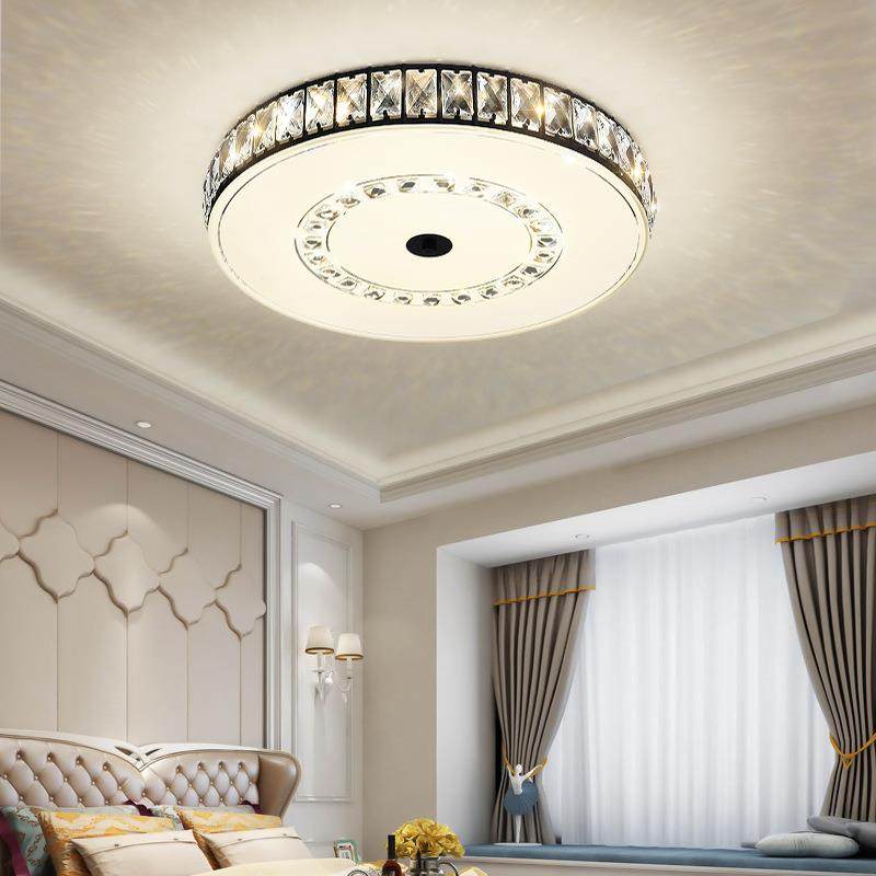 水晶卧室灯led吸顶灯房间灯现代简约圆形主卧灯儿童房灯北欧灯具,清洗/食品/商业设备,风口/风叶/风机配件,淘宝优惠券,粉丝福利购,淘宝优惠卷