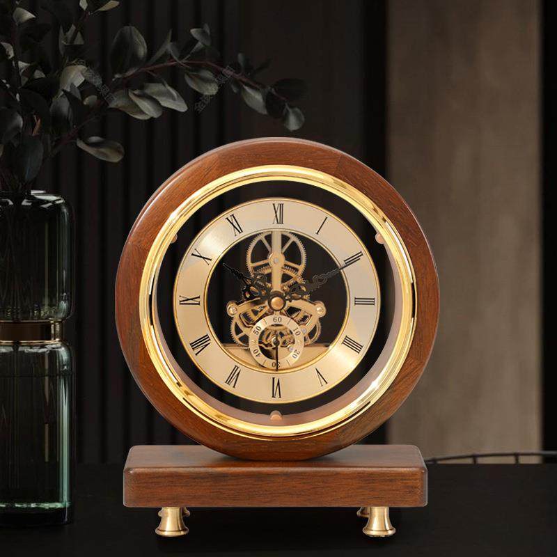 实木座钟客厅桌面台钟轻奢家用复古简约静音中式钟327328329,自行车/骑行装备/零配件,更多零件/配件,淘宝优惠券,粉丝福利购,淘宝优惠卷