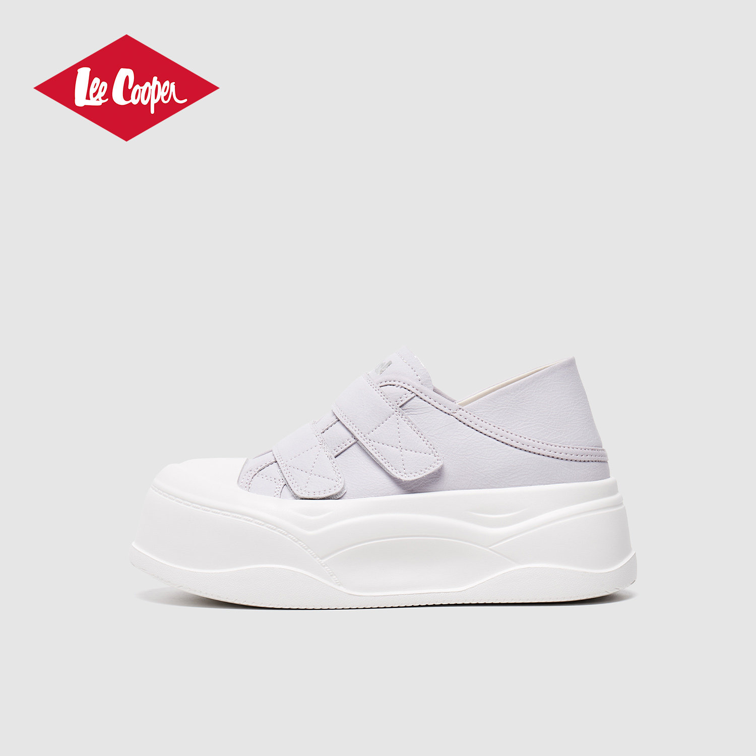 Lee Cooper小白鞋女2026新款春季小个子时尚增高休闲鞋