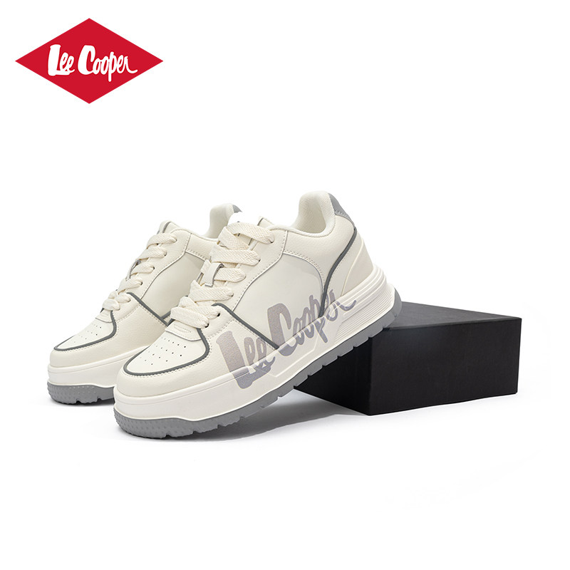 Lee Cooper时尚板鞋女2026新款春季软底内增高女鞋情侣