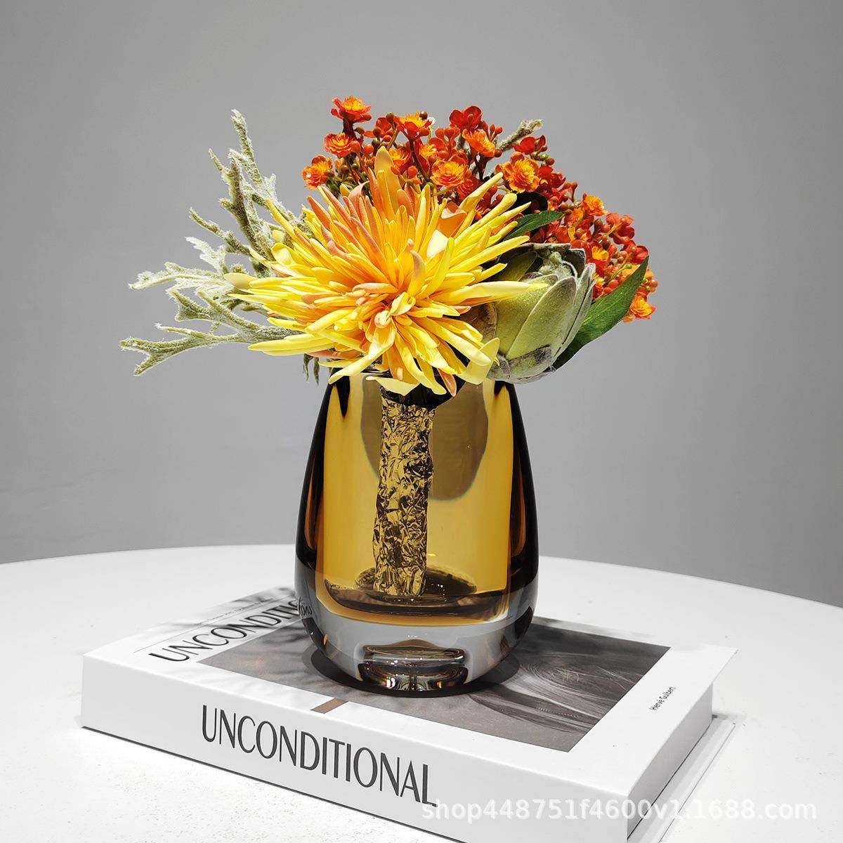 轻奢假花亚克力花器电视柜装饰样板房客厅洽谈桌仿真花艺摆放花卉,自行车/骑行装备/零配件,更多零件/配件,淘宝优惠券,粉丝福利购,淘宝优惠卷