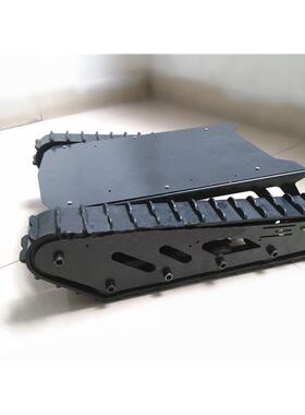 橡胶履带机器人底盘T007无线遥控大载重越野车隧道沙漠VR拍摄