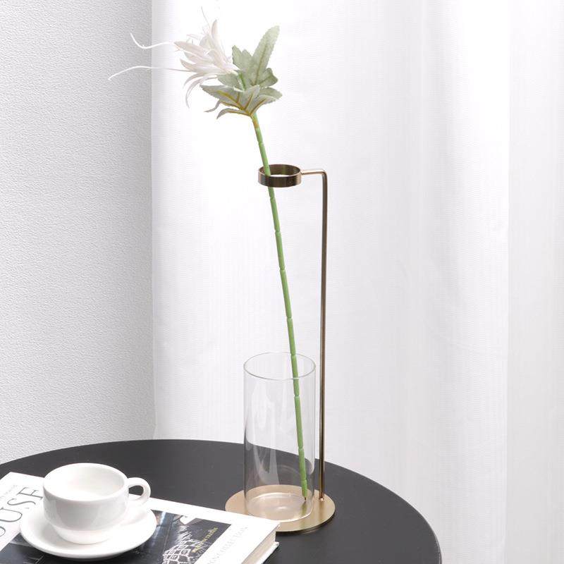 轻奢意式极简直筒金属花器售楼处样板间茶几玄关玻璃花瓶饰品摆件,清洗/食品/商业设备,风口/风叶/风机配件,淘宝优惠券,粉丝福利购,淘宝优惠卷