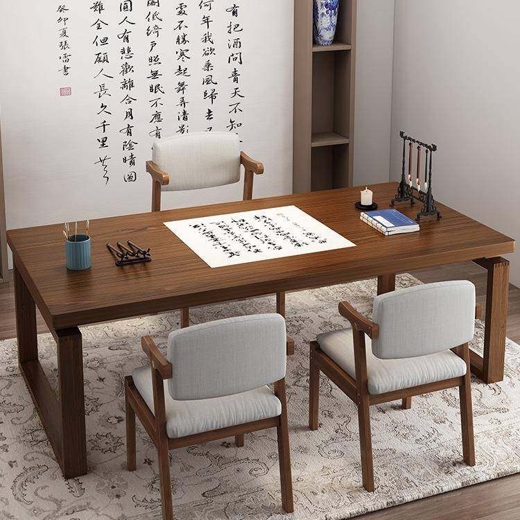 新中式书法桌家用书画桌实木腿大书桌书房写字桌书法案台简易国学,特色手工艺,其他特色工艺品,淘宝优惠券,粉丝福利购,淘宝优惠卷