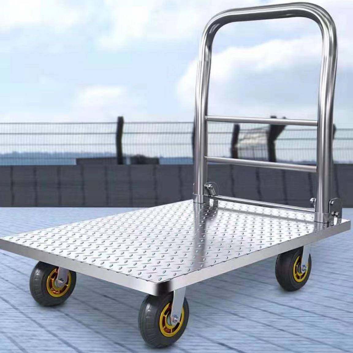 平板车铁板车静音手拉车折叠轻便推车手推车货物搬运板车加厚加重,特色手工艺,其他特色工艺品,淘宝优惠券,粉丝福利购,淘宝优惠卷