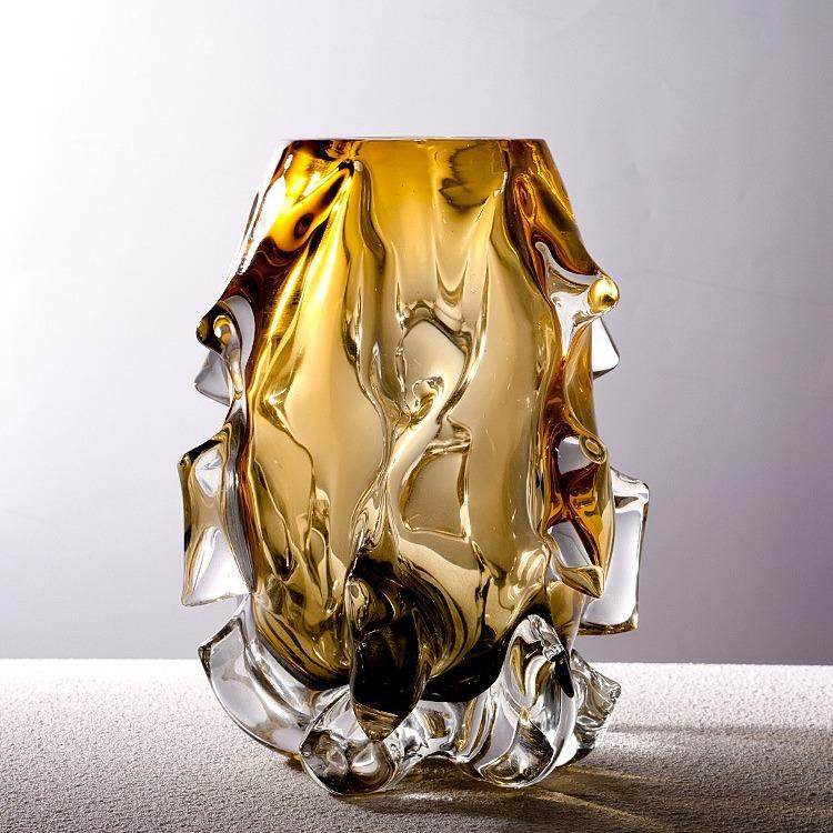 轻奢创意水晶玻璃花瓶客厅玄关水养鲜花高级感家居插花瓶艺术摆件,清洗/食品/商业设备,风口/风叶/风机配件,淘宝优惠券,粉丝福利购,淘宝优惠卷