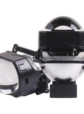 Sanvi三为车灯新品3寸58瓦6000看A3方形LED双光透镜大灯改装升级