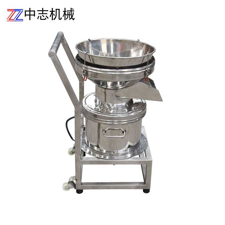 浆液果汁杂质分离用450型过滤机 不锈钢圆形单层筛网式过滤机