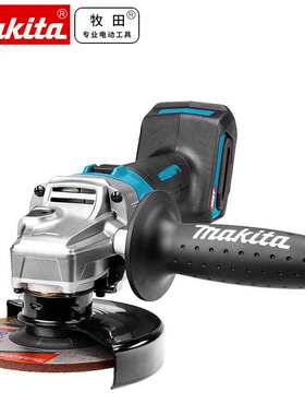 牧田makita角向磨光机GA003G   40V锂电无刷充电式金属切割机