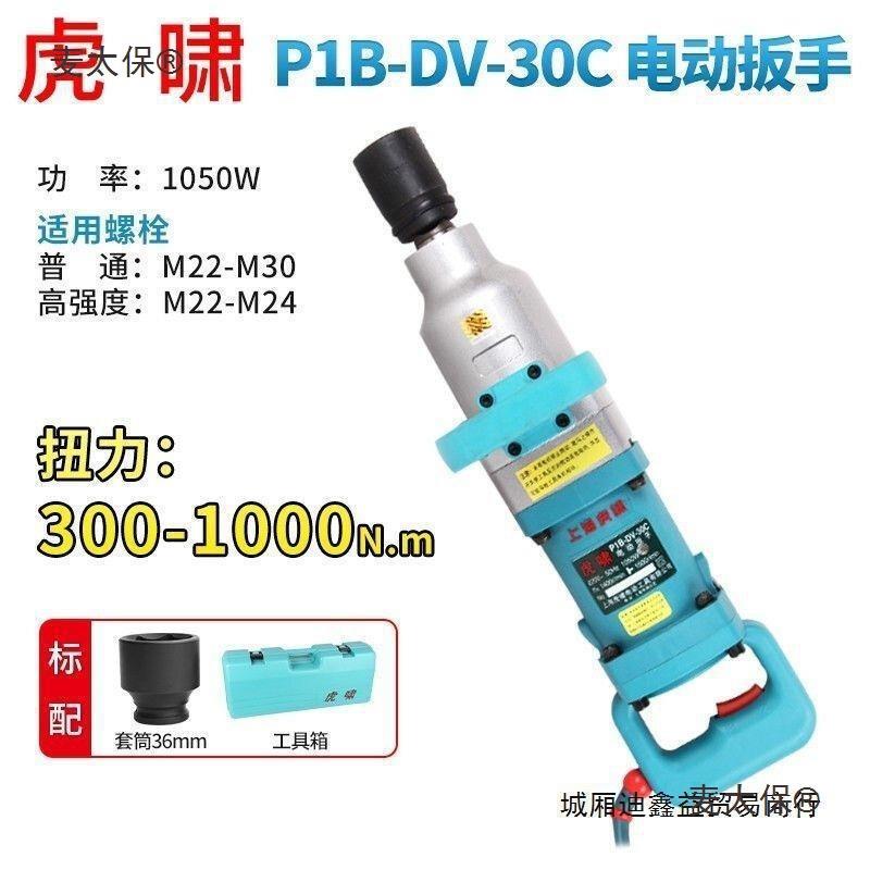上海虎啸电动扳手风炮电动220V大功率家用汽修工业级吊塔轮麦太保