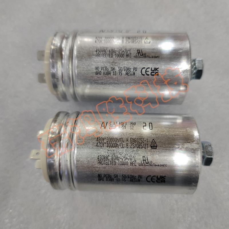 C.87.8BF3 MKP 20UF 420V 470V AV原装进口 电机启动电容器