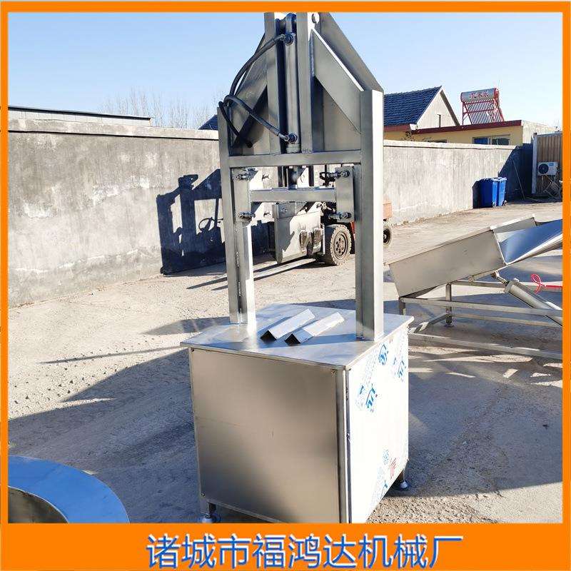 卧式劈半设备厂家 猪头劈半机 留完整脑壳猪头机