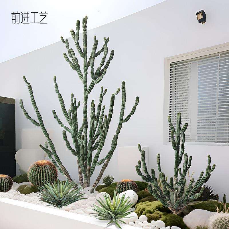 大型仿真仙人掌假植物造景沙生植物仙人柱展厅民宿咖啡厅景观装饰