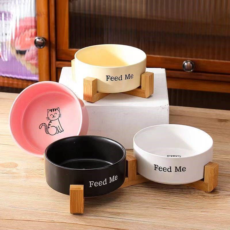 猫碗陶瓷高脚护颈双碗一体宠物碗狗食盆防打翻狗碗猫咪饭碗饮水碗,宠物/宠物食品及用品,宠物智能碗,淘宝优惠券,粉丝福利购,淘宝优惠卷