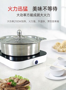 Ating/爱庭 IH-S21A-W磁炉家用大功率电磁灶火锅烧水煮茶
