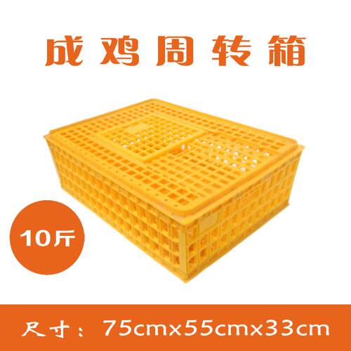 鸡笼周转箱塑料家禽运输笼特大号成鸡鸭鹅鸽子笼子家用兔笼养殖笼