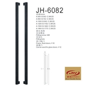 大门把手 欧式 不锈钢 哑漆黑色玻璃门拉手 木移推扶KTV 现代