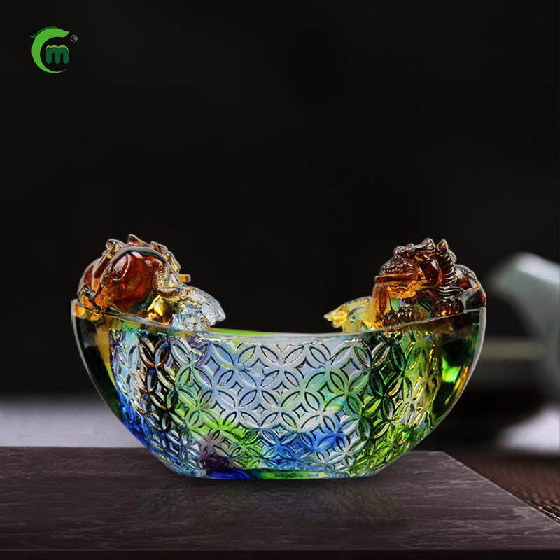 锋明古法琉璃元宝貔貅招财聚宝盆摆件乔迁开业装饰工艺品摆件,自行车/骑行装备/零配件,更多零件/配件,淘宝优惠券,粉丝福利购,淘宝优惠卷