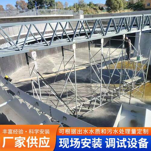 中心传动单管吸泥刮泥机链条式沉淀池刮泥机污水厂初沉池排泥设备