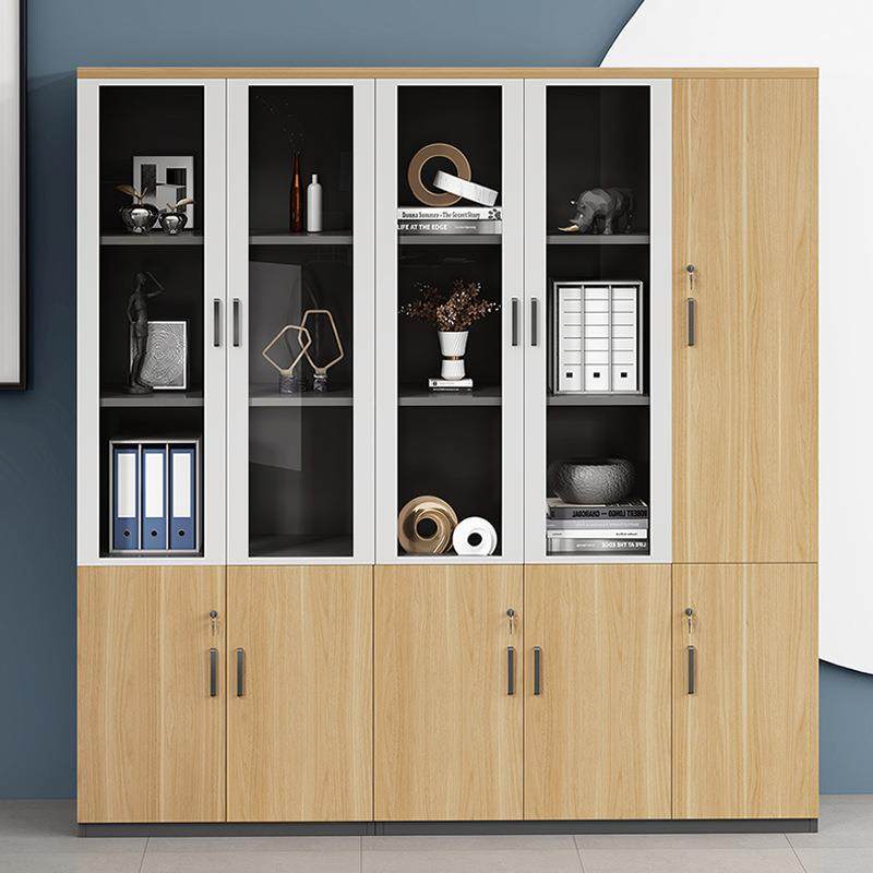 玻璃带锁书柜组合收纳板式家具现代简约木质办公文件柜办公室柜子,清洗/食品/商业设备,风口/风叶/风机配件,淘宝优惠券,粉丝福利购,淘宝优惠卷