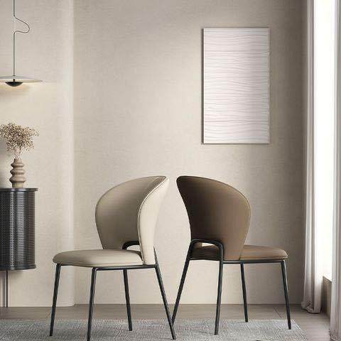 北欧轻奢设计师高级感餐椅家用意式极简餐桌椅简约现代皮质靠背椅,清洗/食品/商业设备,风口/风叶/风机配件,淘宝优惠券,粉丝福利购,淘宝优惠卷