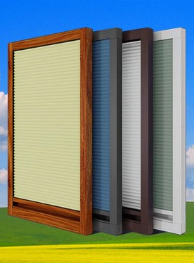 广州全保遮阳帘全遮光蜂巢帘白黄绿红色纯色防水欧V式窗帘打孔安