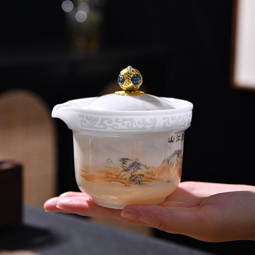 旅行茶具便携式小套装随身户外露营快客杯一壶三杯泡茶壶喝茶装备