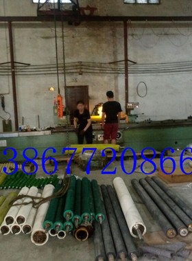 定做款凹版印f刷复合轴橡胶丁晴复合机彩印包胶滚筒外胶军绿色轴