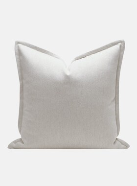 艾布之家c新中式高端现代简约绿色靠枕靠垫绣花拼接样板间沙发抱