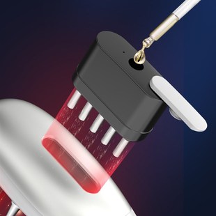 按摩梳电动经络梳子红光健发梳导药梳上药器电动微电流梳头皮按摩