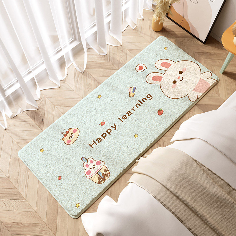 兔年新年地毯2024卧室客厅床边毯儿童仿羊绒地垫家用飘窗垫可定制,居家布艺,床边毯,淘宝优惠券,粉丝福利购,淘宝优惠卷