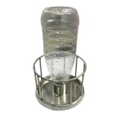 304不锈钢迷你乌龟饮水器钢陆龟喂水爬宠喂食盘金钱龟黄缘陆龟水