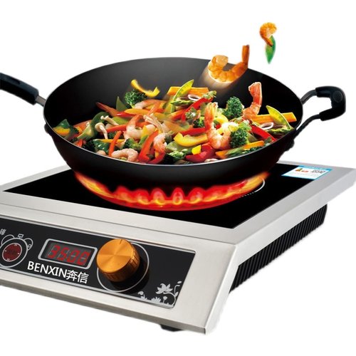 大功率商用电磁炉3500W旋钮式家用平面煲汤爆炒奶茶店饭店商业灶