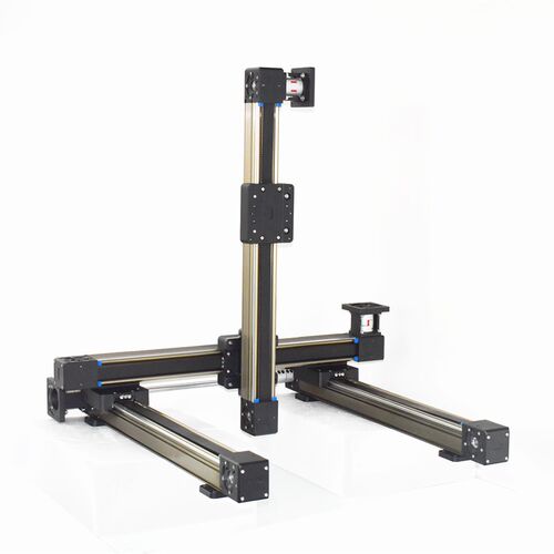 45同步带模组十字龙门滑台直线导轨步进电动xyzc三V轴静音线性导