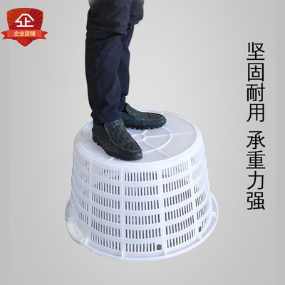 塑料圆形加厚西瓜筐西天装西瓜工厂装配件杂物筐大号收纳筐周转筐