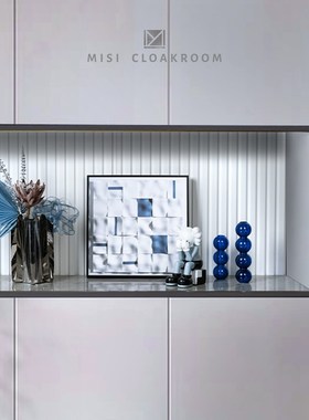 样板间玄关门厅软装饰品仿真花挂画简约定制衣柜展厅桌面家居摆件