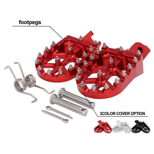 适用CRF110F/150F2013-2022越野摩托改装配件CNC铝合金脚踏脚蹬