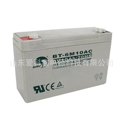 赛特BT-6M10AC6V10Ah/20HR吊秤童车电瓶免维护铅酸蓄电池