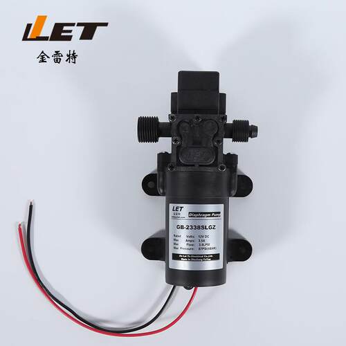 微型电动隔膜泵GB-2338SLGZ直流小型淋水泵降温回流水泵12V18V