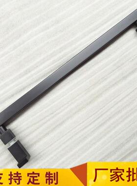 黑色不锈钢拉手新中式长条方形卫生间淋浴房玻璃门把手