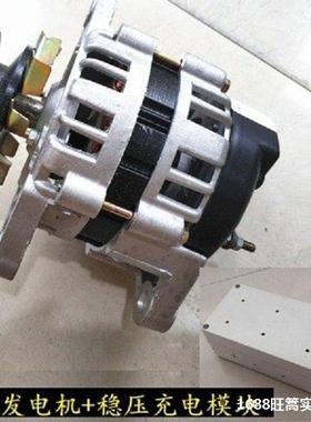 2000瓦12V24V14V28V36V48V60V72V伏纯铜线大功率永磁直流发电机