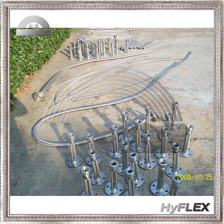 不锈钢波纹管金属软管 活动螺母螺纹连接 耐高压 DN6 - DN50 MM