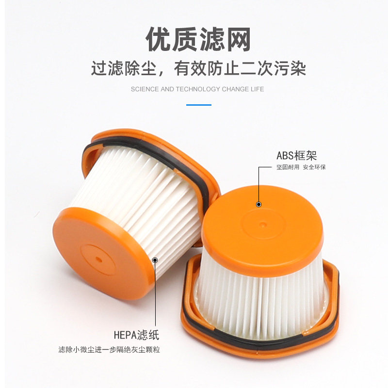适配Shark/鲨客吸尘器L1/L2/L3宠物除螨无线随手吸配件过滤芯滤网