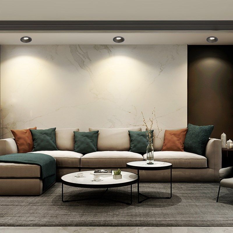 LED射灯超薄款天花灯嵌入式防眩光科锐洗墙灯酒店家用3500K筒射灯