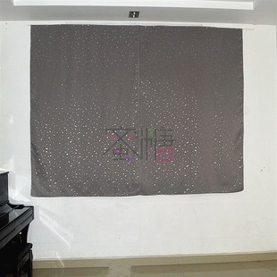 魔术粘贴出租房简易窗帘遮光布成品飘窗帘物理加厚遮光家用宿舍用