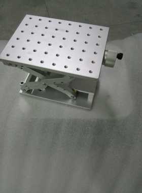 厂家直销实验精密位移台 Z轴升降台 剪式一维工作台 光学调整架台